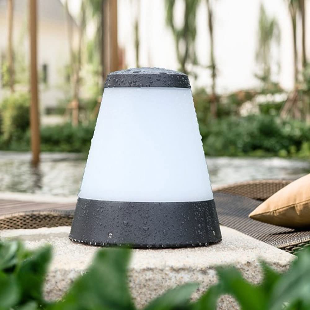 Waterproof Outdoor AC Post Lights - Solar Garden Decoration, Patio Lighting for Lawn, Park, Villa Fence & Community Street - Energy Saving Landscape Lamp for Pathways, Driveways & Backyard Decor