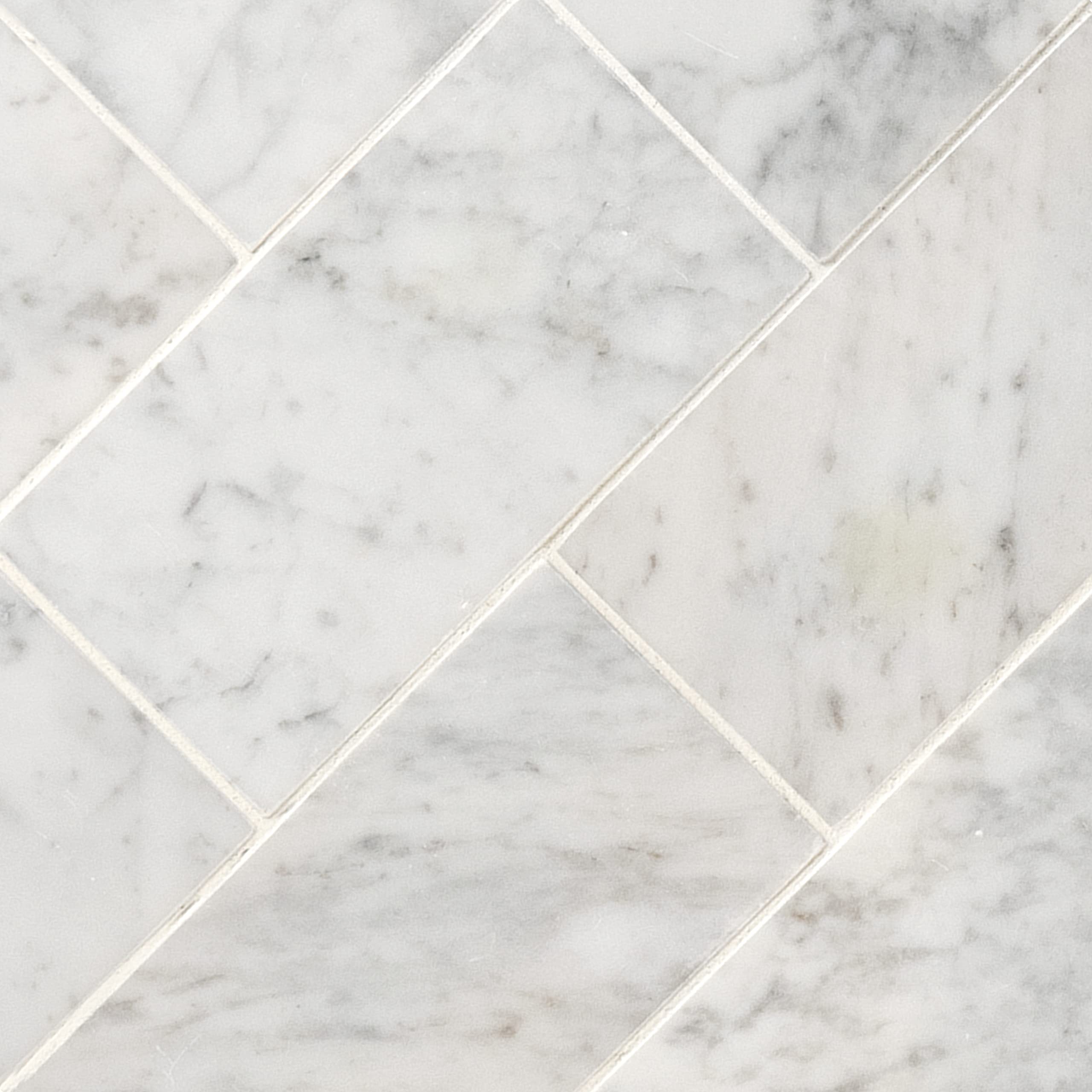 MSI Carrara White 3x6 Inch Honed Marble Subway Tile - Premium Kitchen Backsplash, Bathroom Wall & Shower Tile, Durable Floor Tile for Home Renovation - Perfect for Modern Farmhouse, Spa Bathroom & Luxury Kitchen Designs
