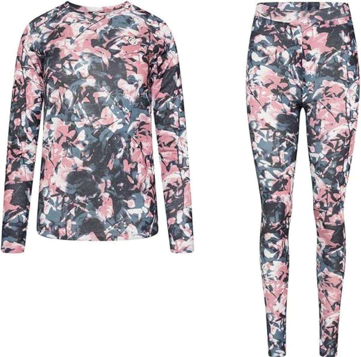 Dare2B Women's Exchange II Thermal Base Layer Set - Long Sleeve Top & Pants for Winter, Hiking & Skiing - 2024 Edition