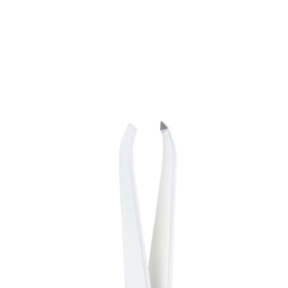 Staleks Slant Tip Eyebrow Tweezers - Precision Grooming Tool for Shaping & Hair Removal - Perfect for Home Salon, Travel & Professional Use (Model TBC-41/4)