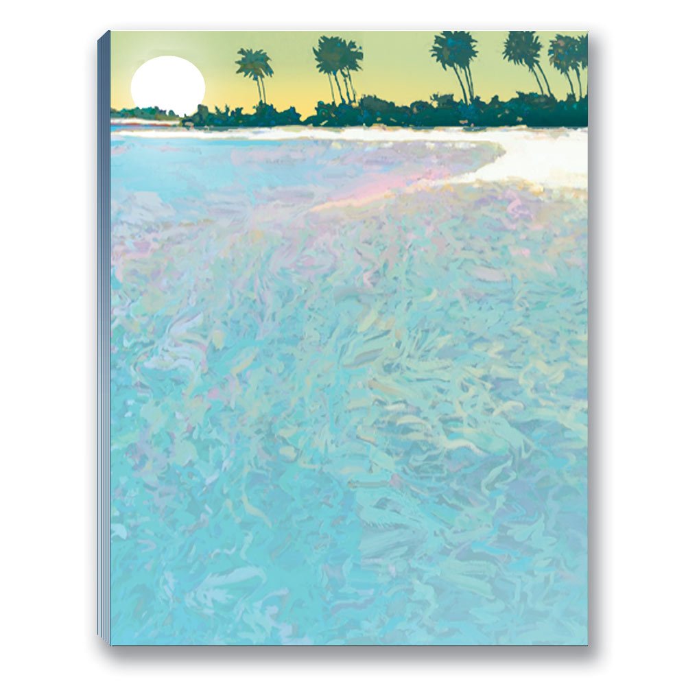 Stonehouse Collection | Tropical Beach Notepads Bulk Pack - USA Made Ocean Themed Writing Pads for Vacation Journaling, Beach House Decor & Summer Office Supplies