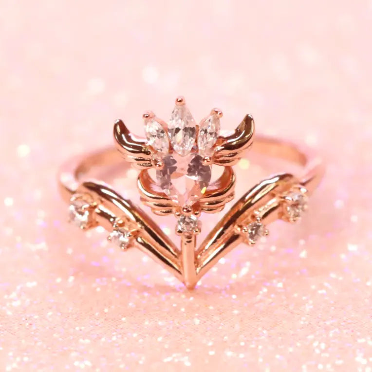 Ellie Ring - Elegant & Dainty Gold Plated Ring for Women | Perfect for Everyday Wear, Gifts & Special Occasions