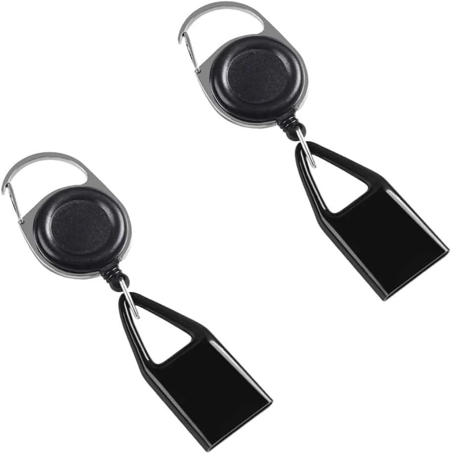 2Pcs Retractable Lighter Belt - Anti-Lost Clip for Hiking & Outdoor Activities