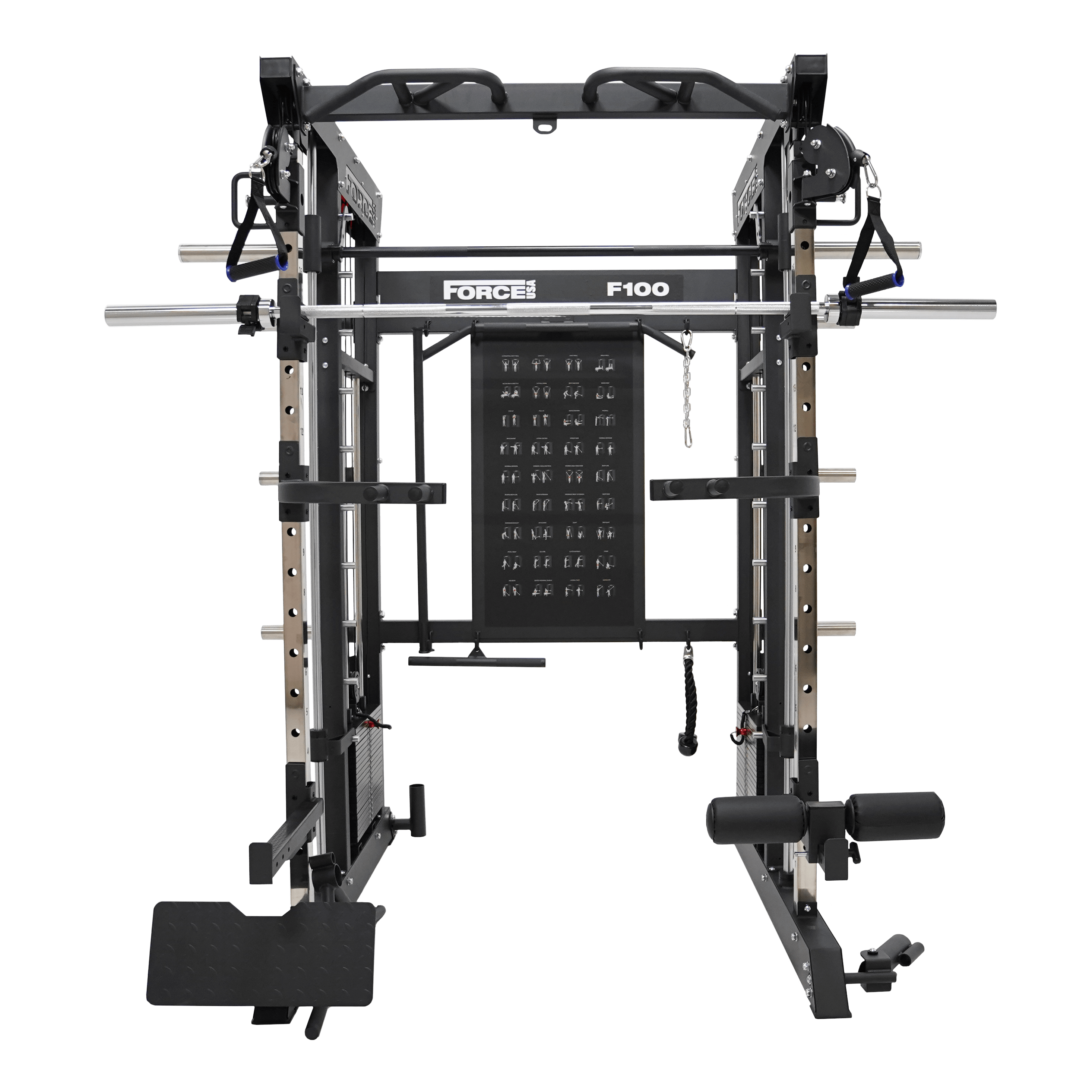 Force USA F100 All-In-One Home Gym Trainer - Strength Training Equipment for Full Body Workouts | Perfect for Home Fitness & Small Spaces