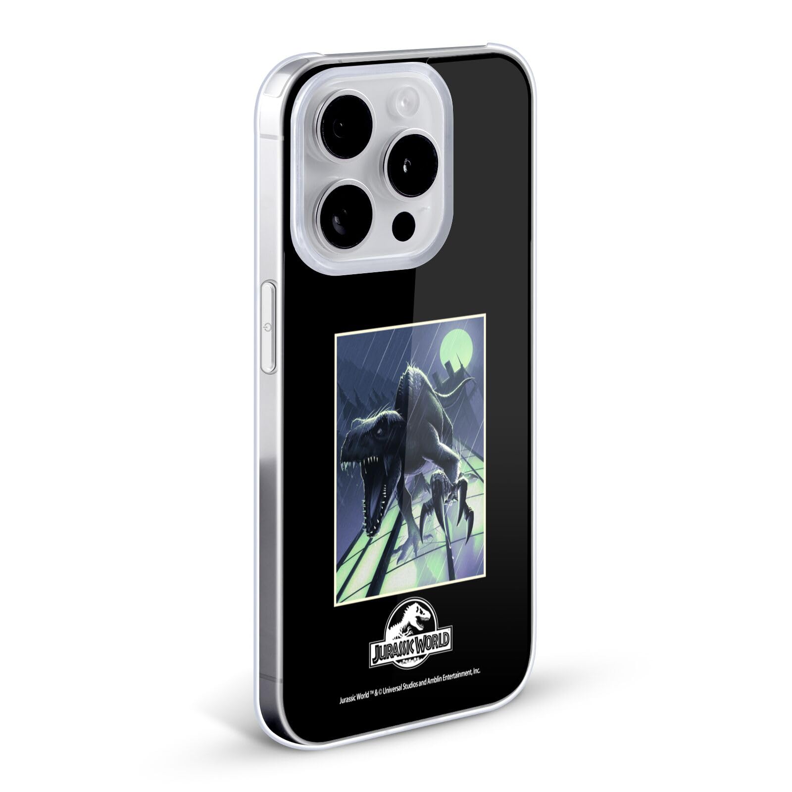 Official Jurassic World Indoraptor Vector Art Hard Case for iPhone 13 Pro Max - Durable Protective Phone Cover with Licensed Design - Perfect for Movie Fans, Collectors & Everyday Use