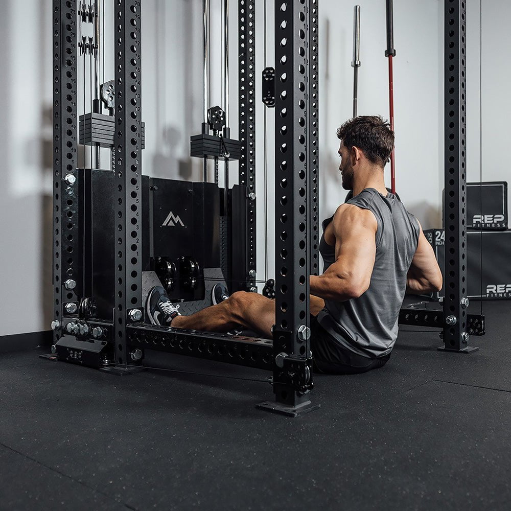 REP Fitness Ares 2.0 5000 Series 6-Post Power Rack - Heavy Duty Home Gym Equipment for Strength Training & Weightlifting - Perfect for Garage, Basement, or Home Workout Space