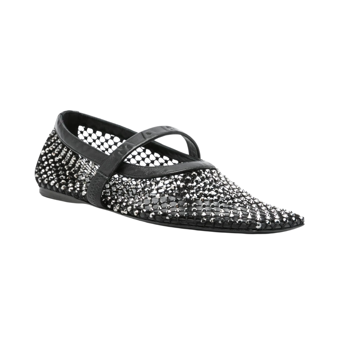 Elegant Black Embellished Mary Jane Shoes for Women - Comfortable & Stylish Heels for Work, Party & Special Occasions