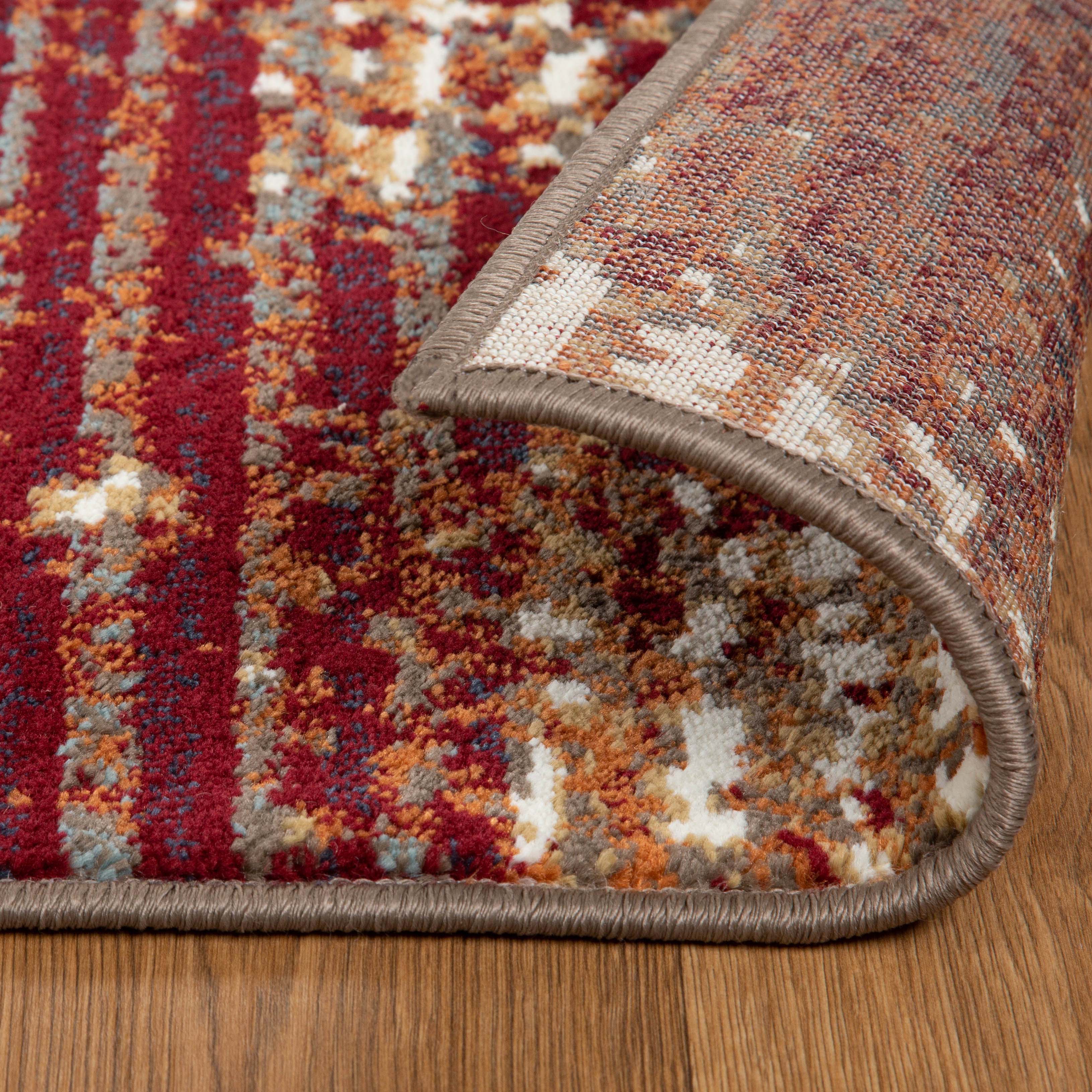 Abstract Contemporary Indoor Area Rug or Runner - Modern Home Decor for Living Room, Bedroom, Office | Mabel