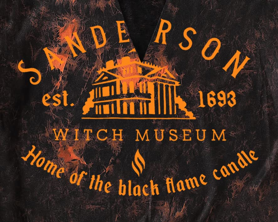 MAIHUN Halloween T-Shirt for Women - Hocus Pocus Sanderson Sisters Horror Movie Tee | Scary Squad Graphic Top for Halloween Parties & Cosplay