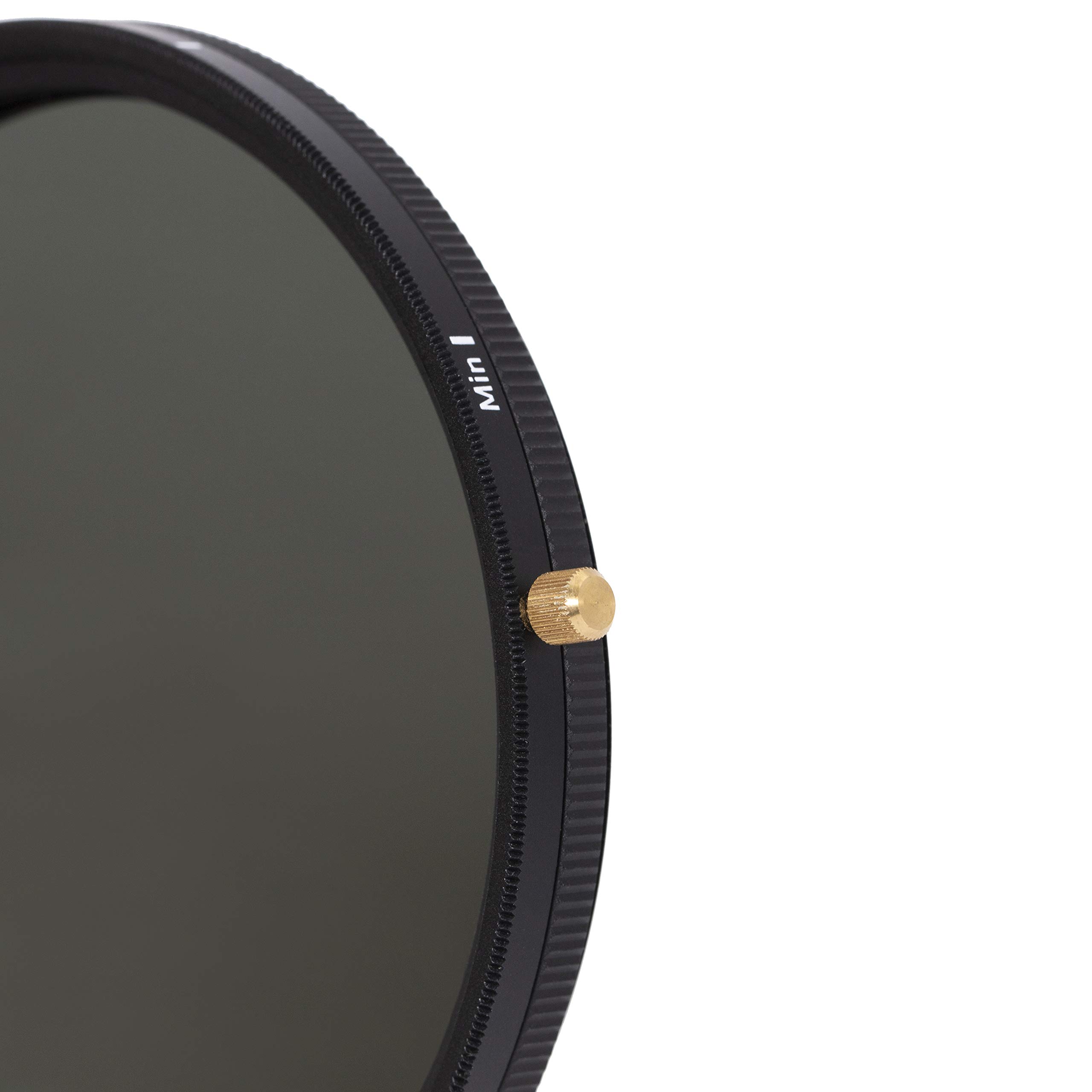 ProMaster 49mm Variable ND Filter - Adjustable 1.3 to 8 Stops Neutral Density Lens Filter (Model 5645) | Perfect for Photography & Videography in Bright Conditions