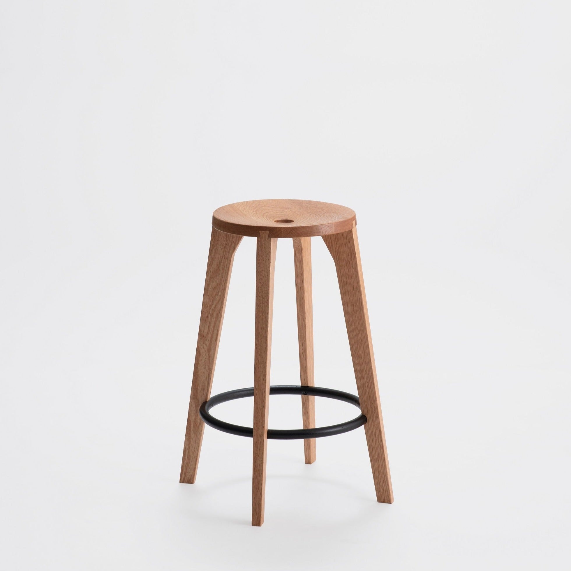 Dovetail Barstool - Modern Wooden Counter Stool with Back Support for Kitchen Island, Bar & Dining Room | Comfortable & Stylish Seating Solution