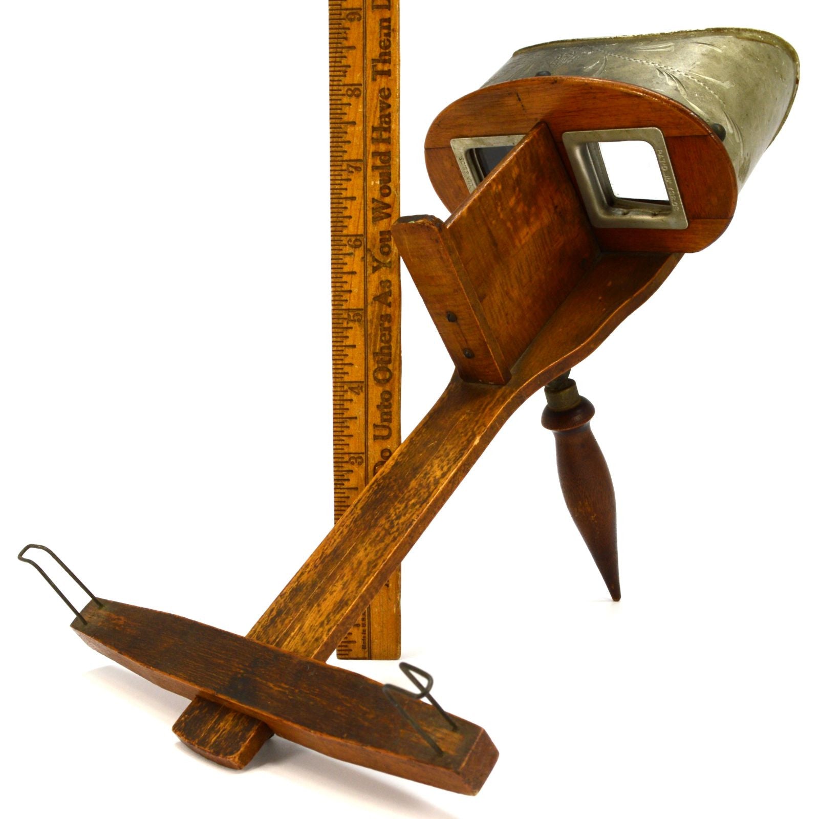 Vintage Antique STEREOSCOPE Stereo Viewer - Universal Photo Art Co. 1903 Patent - Rare Collectible for Home Decor & Historical Display