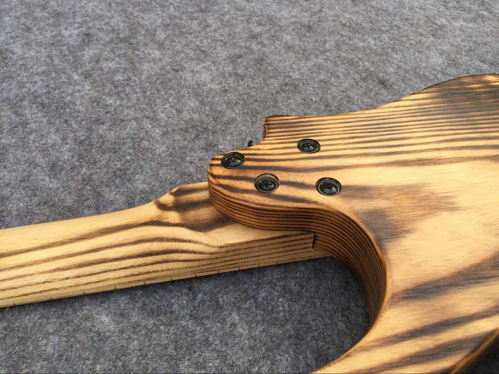 Brand Electric Travel Guitar - Headless Design for Portable Performance | Perfect for Buskers, Camping & On-the-Go Musicians