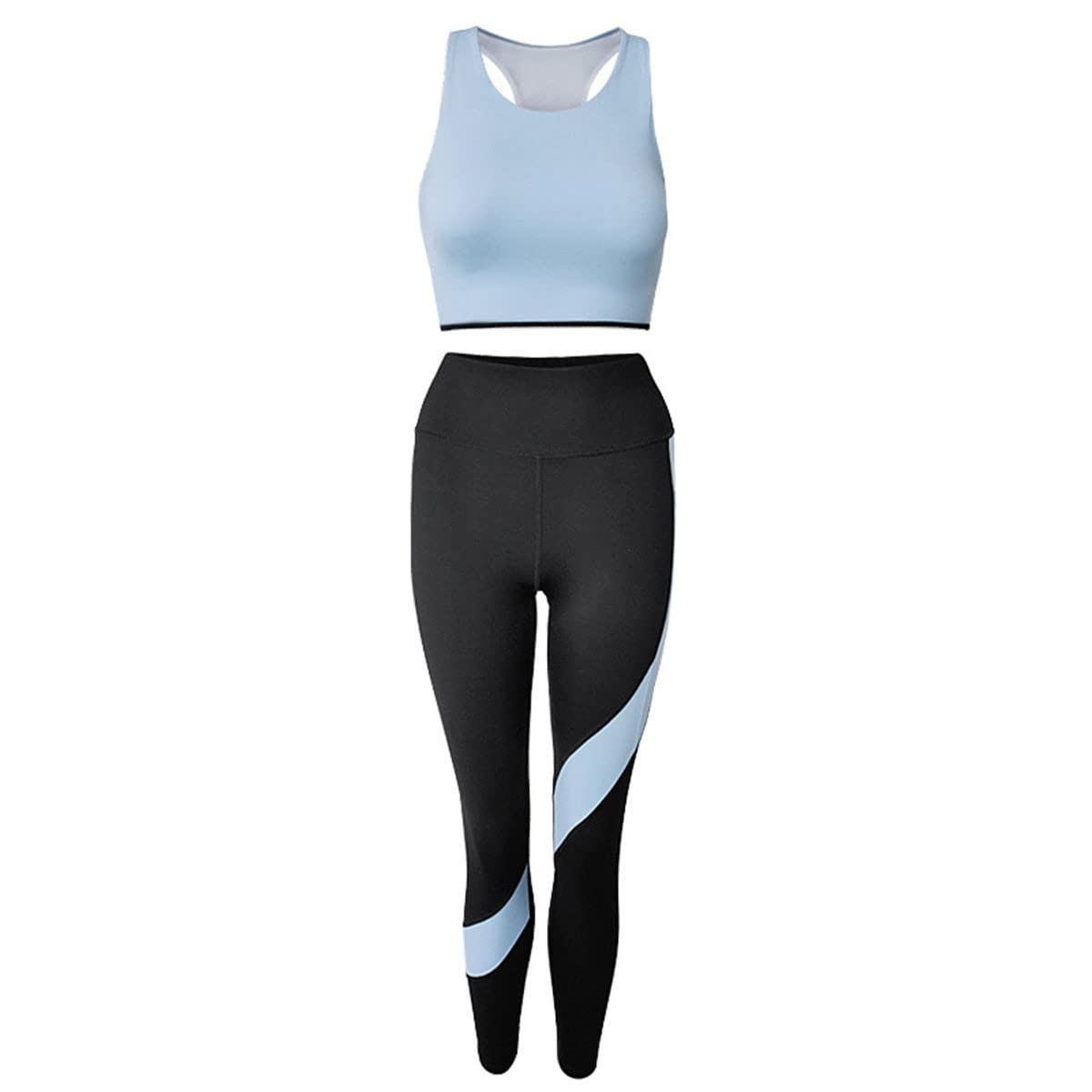Women's Seamless 2-Piece Workout Outfit Set - Gym Running Yoga Sports Wear | Breathable & Comfortable Fitness Clothing for Women | Perfect for Workouts, Yoga, Running & Active Lifestyle