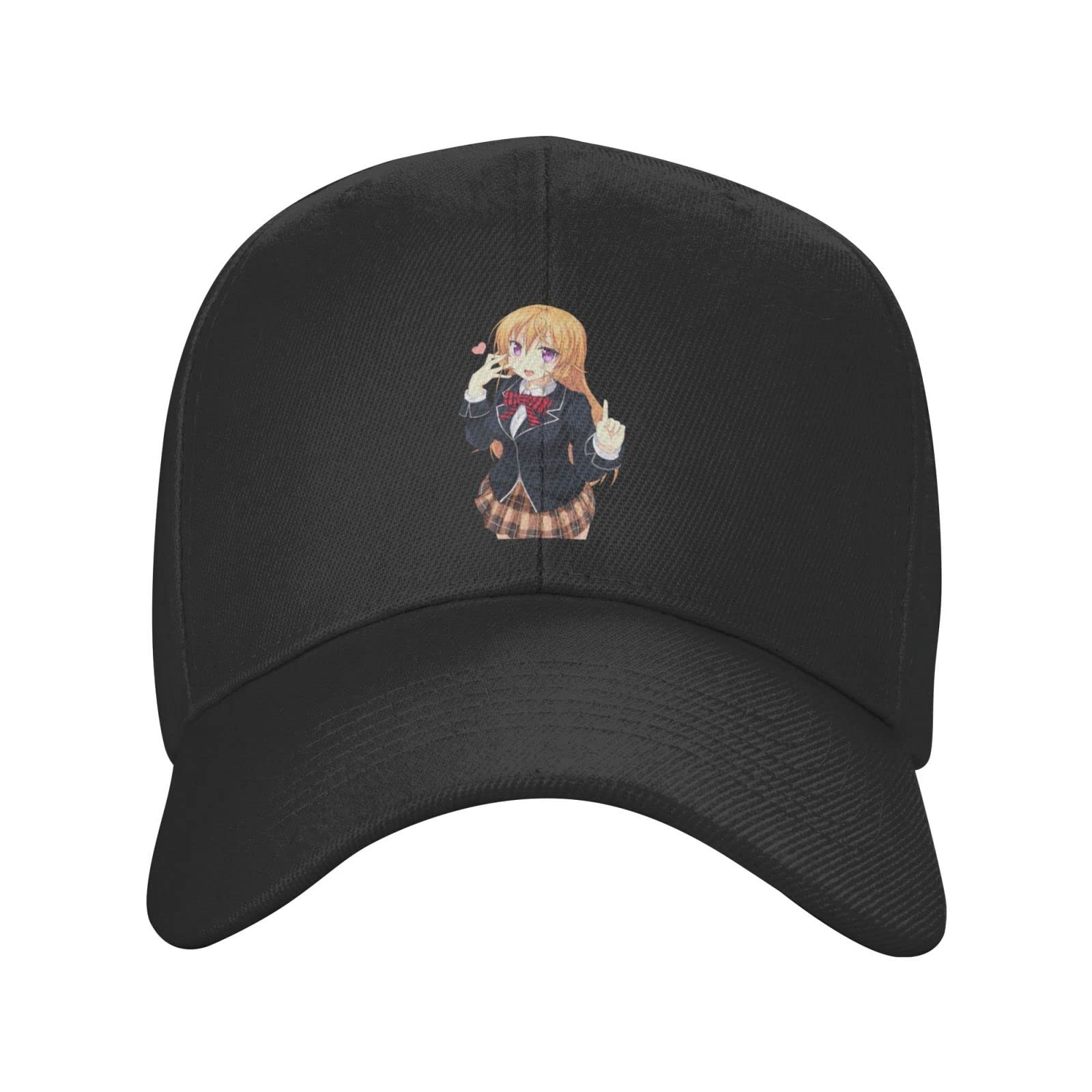 Anime Food Wars Baseball Cap - Nakiri Erina Cosplay Unisex Adjustable Dad Hat & Trucker Cap for Outdoor Sports, Casual Wear & Anime Conventions