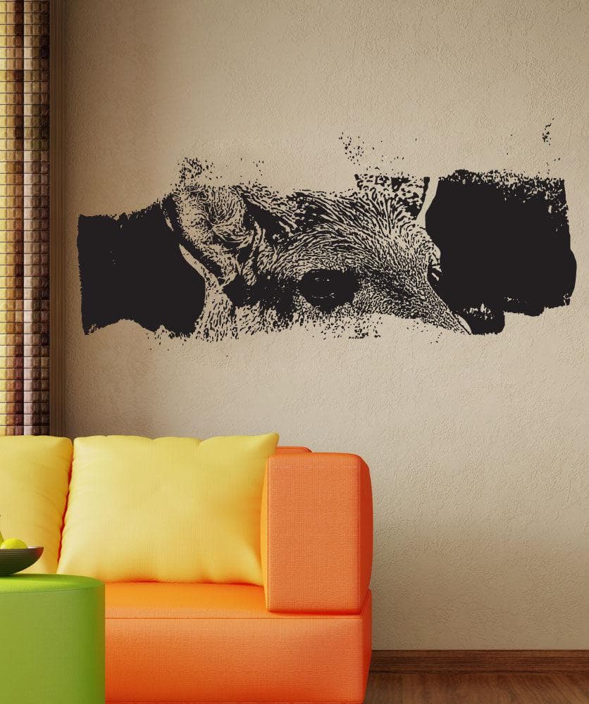 Vinyl Wall Decal Sticker - Deer Eyes Design #5514 | Removable Home Decor for Nursery, Living Room & Bedroom
