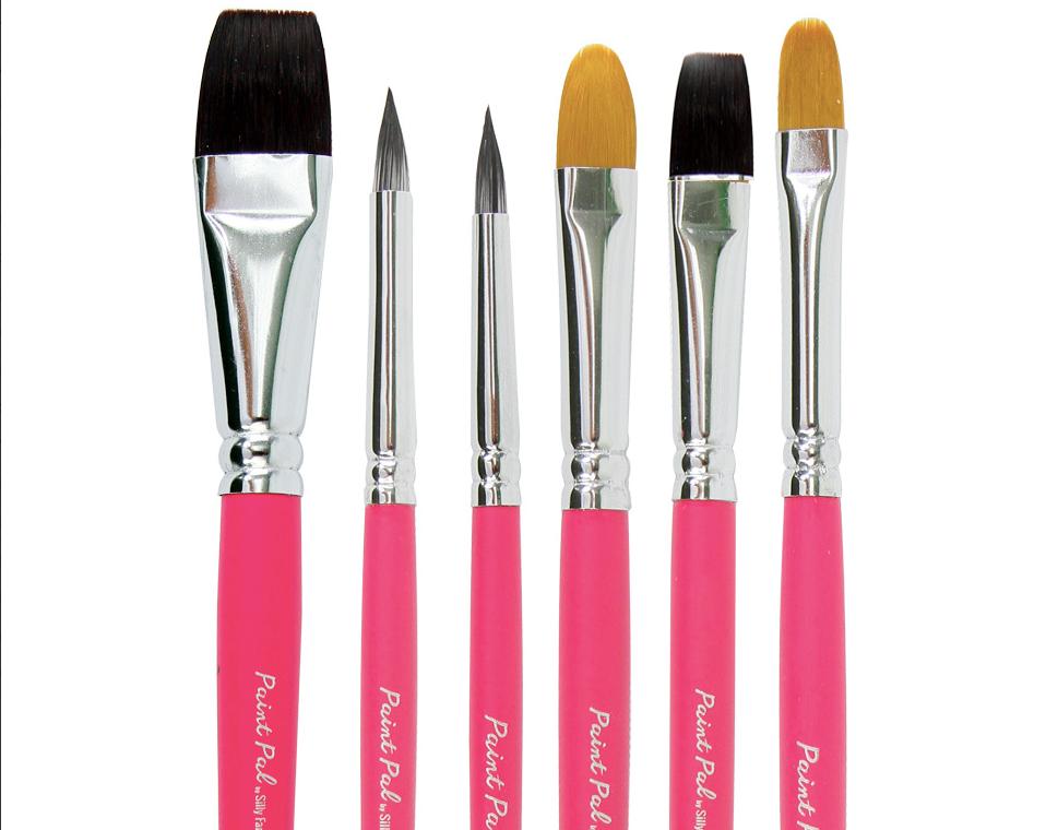 Silly Farm Paint Brush Set - Premium Artist Brushes for Acrylic, Oil & Watercolor Painting - Perfect for Kids, Beginners & Professional Artists - Ideal for Canvas, Paper & DIY Art Projects
