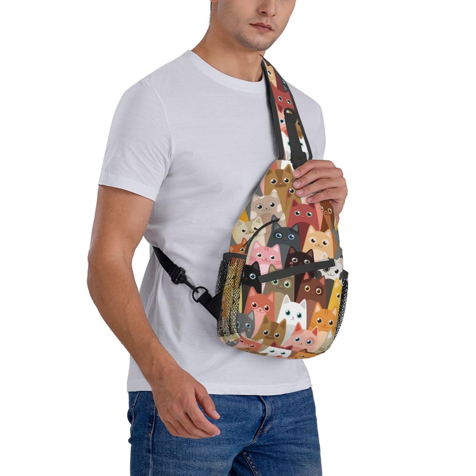 VOOHDDY Crossbody Sling Bag for Women & Men - Travel, Hiking & Daily Use