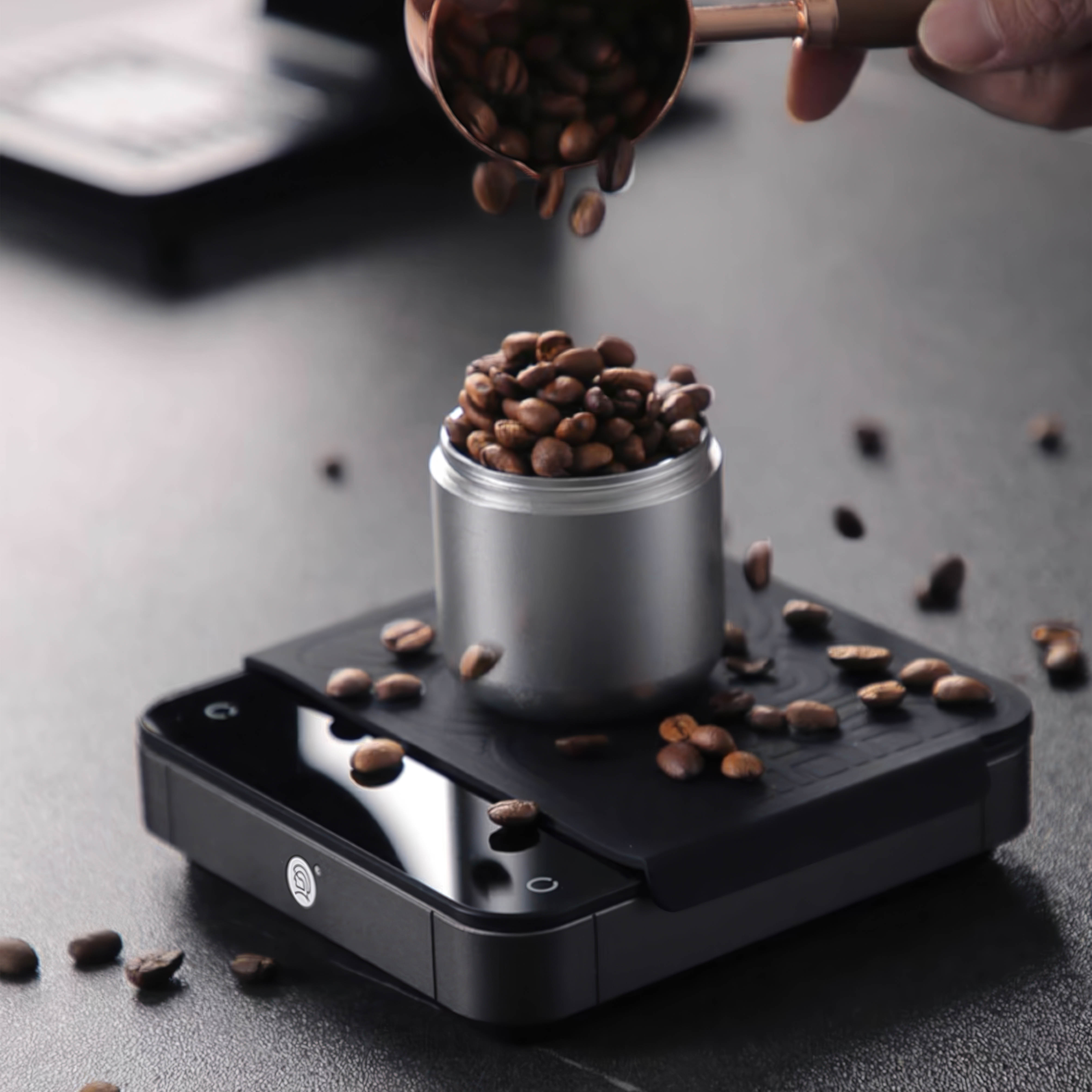 E Smart Digital Coffee Scale with Timer - High Precision 0.1g Resolution for Pour Over, Espresso & French Press Brewing | Perfect for Home Baristas & Coffee Enthusiasts