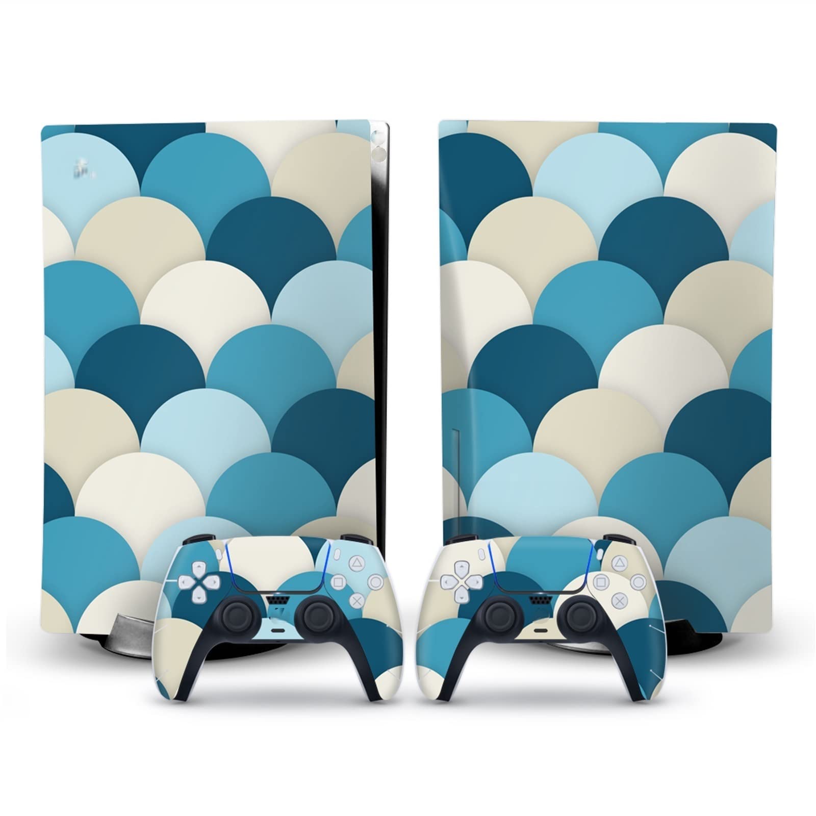 Anime Console Skin for PS5 Disk Edition - Vinyl Wrap Decal with Scratch-Resistant, Durable, Bubble-Free Design for 2 Controllers | Perfect for Gaming Setups & Anime Fans