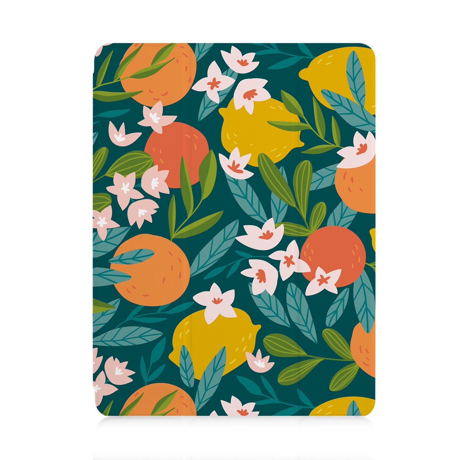 Premium iPad Trifold Case with Fruit Design - Slim Protective Cover for iPad Air/Pro, Lightweight Stand & Auto Sleep/Wake - Perfect for Work, School & Travel