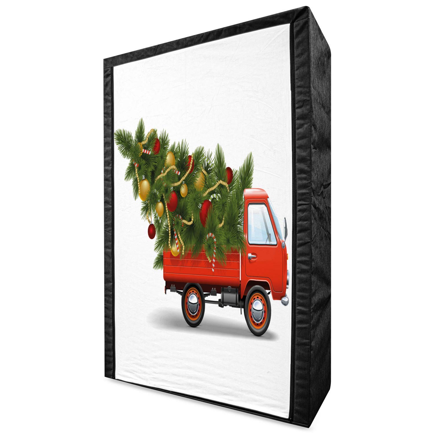 Ambesonne Christmas Portable Fabric Wardrobe - 42.5