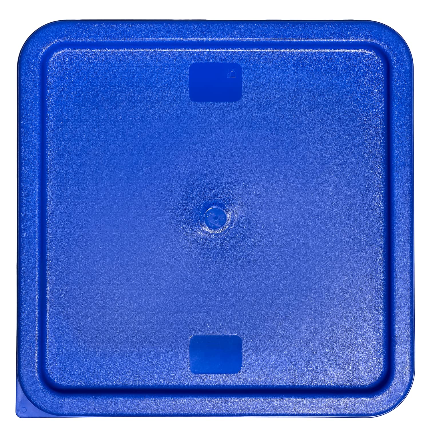 Tiger Chef 18 Quart Commercial Grade Clear Polycarbonate Food Storage Containers with Blue Lids - Durable Restaurant & Home Kitchen Organization for Bulk Food Prep & Storage