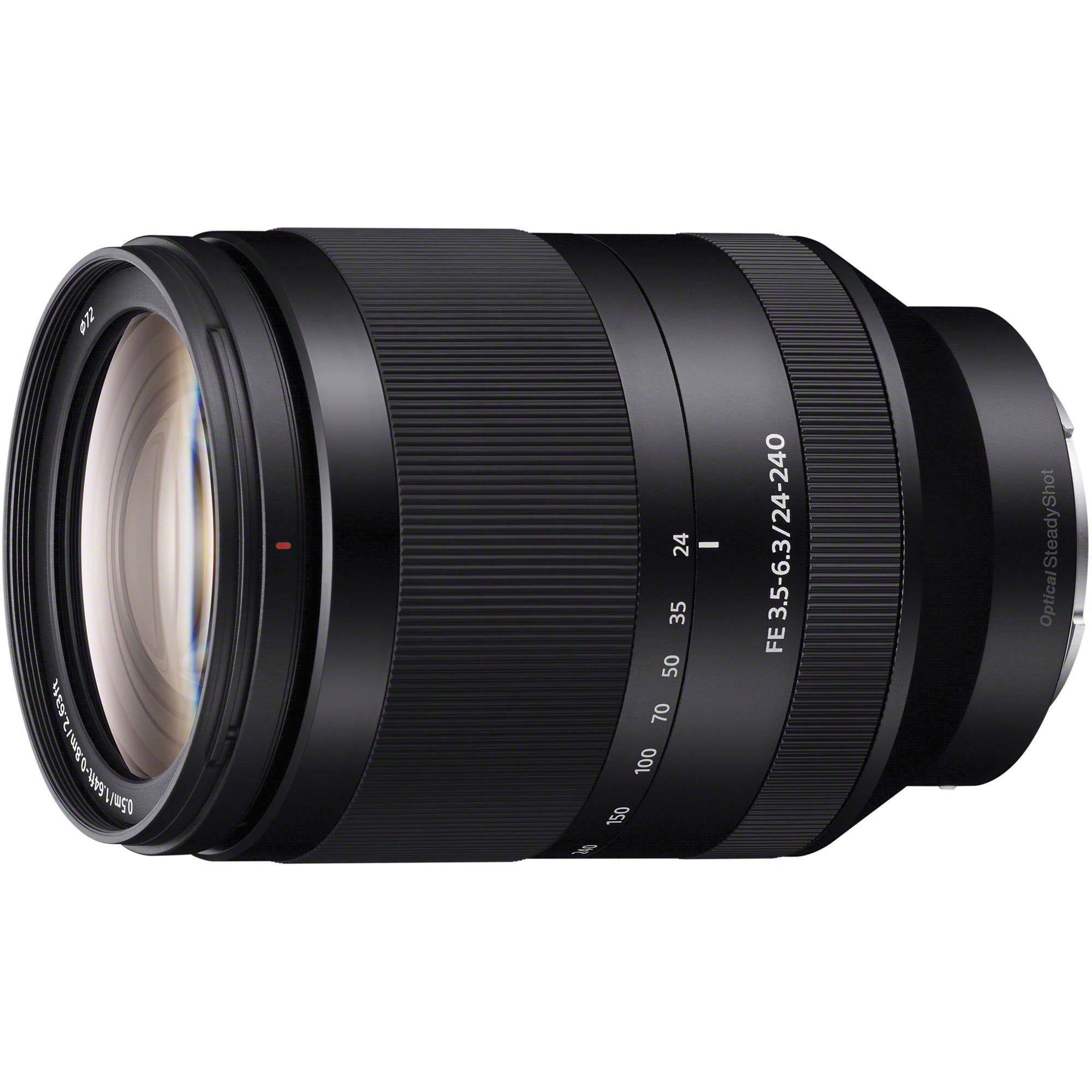 Sony FE 24-240mm f/3.5-6.3 OSS All-in-One Zoom Lens for Sony E-Mount Cameras - Perfect for Travel, Wildlife & Landscape Photography