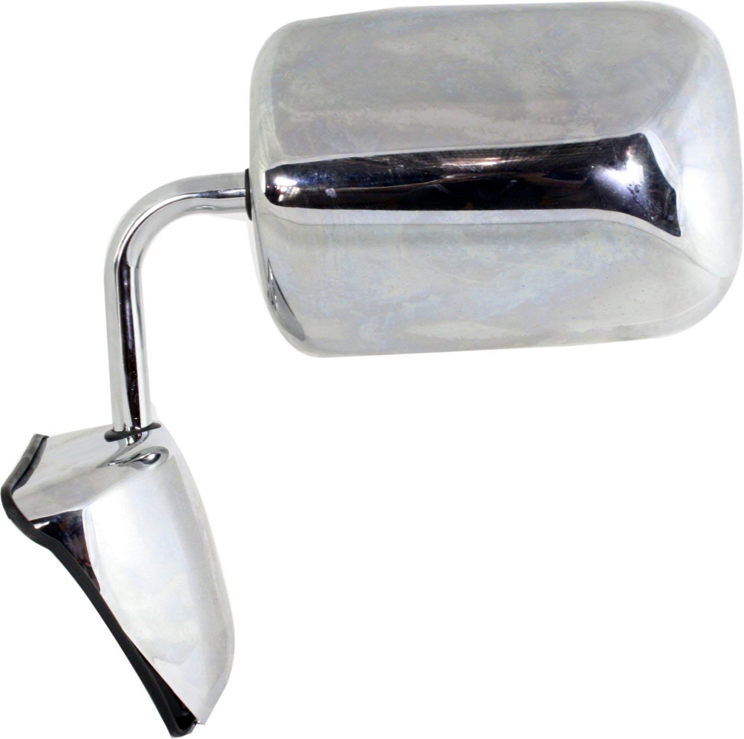 Kool Vue Manual Adjust Side Mirrors for Dodge W250 D250 D150 D350 W350 W150 Ramcharger 1988-1993 - Chrome Driver & Passenger Replacement - Perfect for Off-Roading & Truck Restoration Projects
