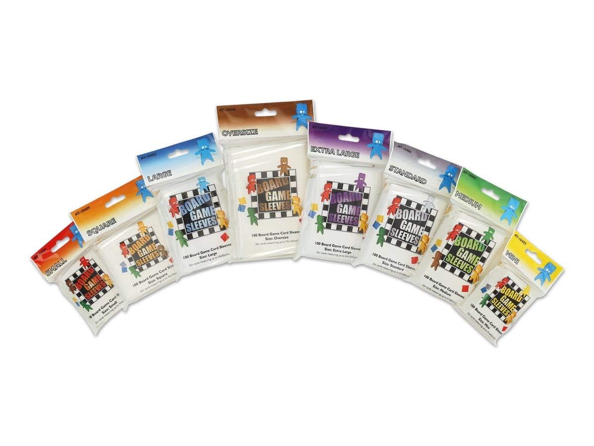 Arcane Tinmen Board Game Sleeves 100 Count - Premium Extra Large Card Protectors for MTG, Yu-Gi-Oh & Collectible Card Games - Perfect for Game Nights & Tournament Play