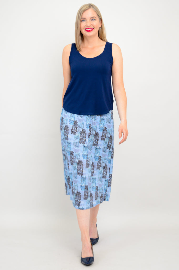 Blythe Skirt by Lifetree - Premium Linen Bamboo Blend Women's Skirt for Summer, Casual Wear, and Outdoor Activities