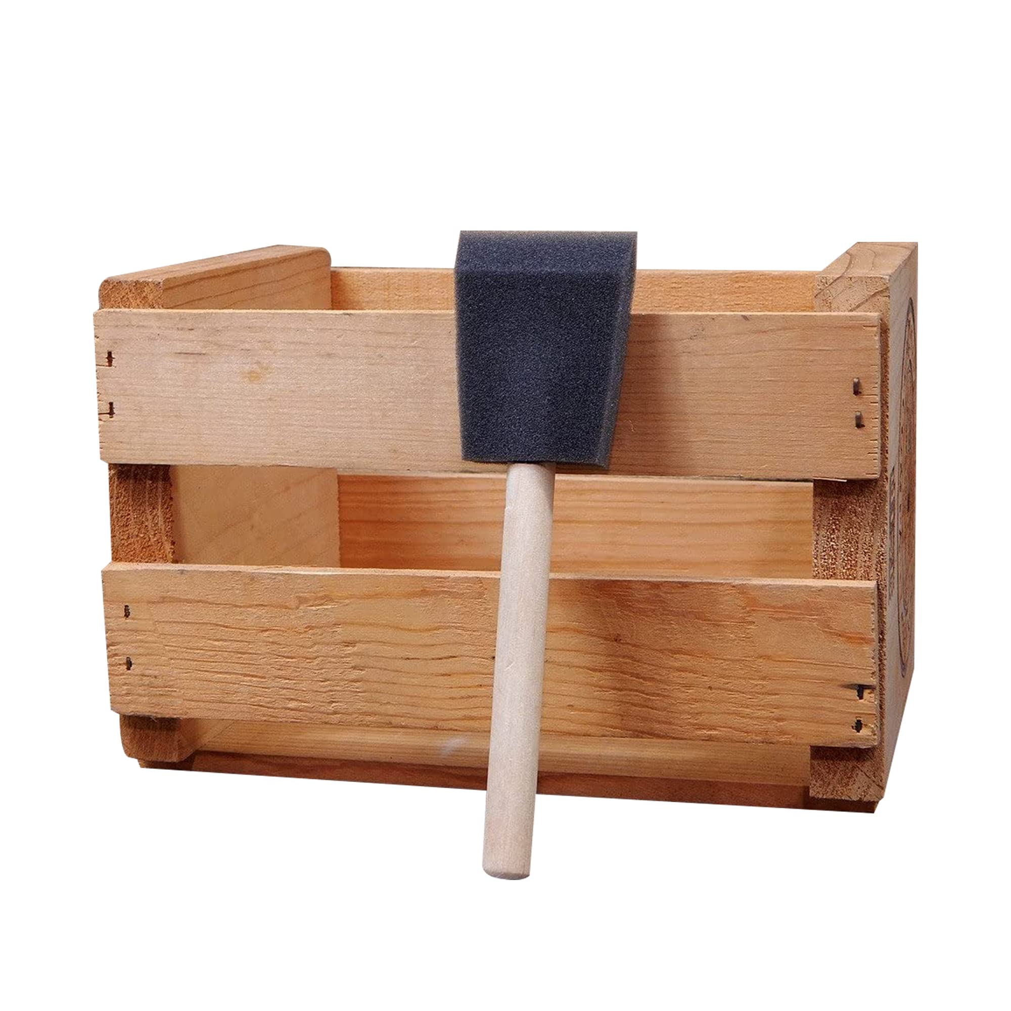 Real Milk Paint Brushes - 2 Inch Foam & Detail Sponge Paint Brushes for Milk Paint, Furniture Paint, Wood Finishes & Varnish - Perfect for DIY Furniture Restoration, Cabinets & Home Decor Projects