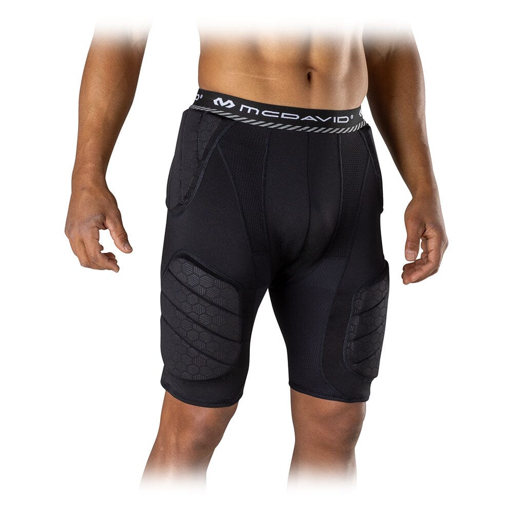 Rival™ Integrated Girdle with High Density Thigh Pads - Premium Compression Shorts for Football, Hockey & Rugby - Enhance Performance & Protection During Sports Training & Games