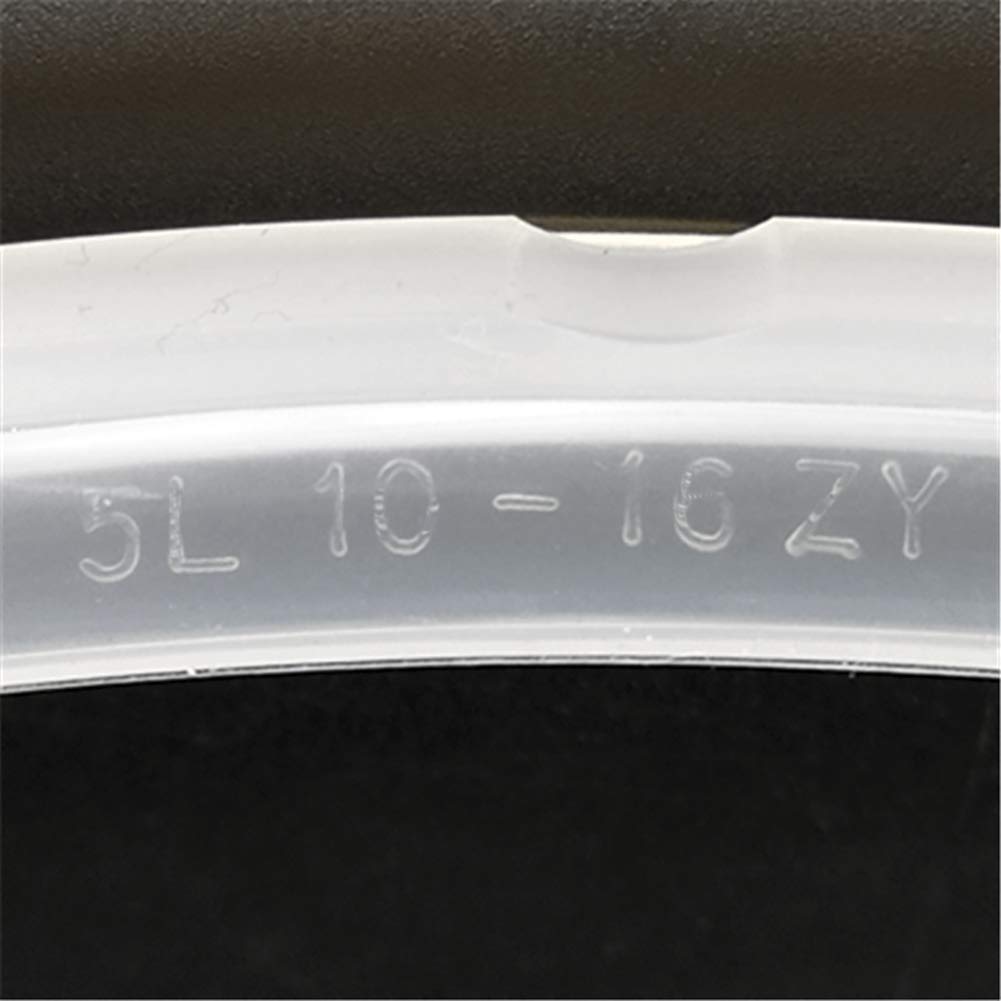 Universal Silicone Sealing Ring for 5/6 Quart Pressure Cookers - Clear Replacement Gasket, Floater & Sealer for Instant Pot & Most Cookers | Durable, Heat-Resistant for Safe Cooking, Canning & Meal Prep