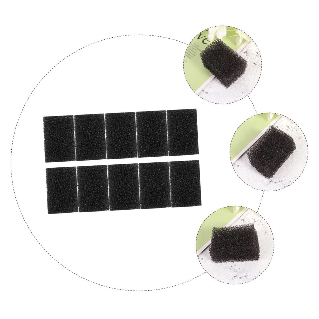 FOMIYES 5 Sets Halloween Special Effect Makeup Sponges - Stipple Sponge for Blood, Scars & Scratches | 16pcs x 5 | Professional SFX Makeup Tools for Cosplay, Theater & Horror Costumes
