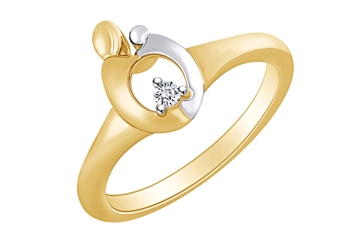 Natural Round White Diamond Accent Mother & Child Two-Tone Fashion Ring - Perfect for Mother's Day Gifts, Family Jewelry & Special Occasions