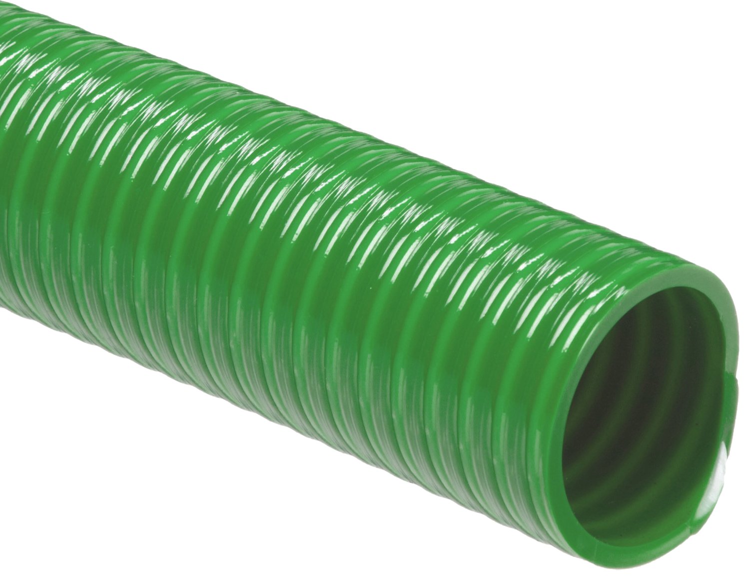 1510 Green PVC Water Suction/Discharge Hose - 1-1/2