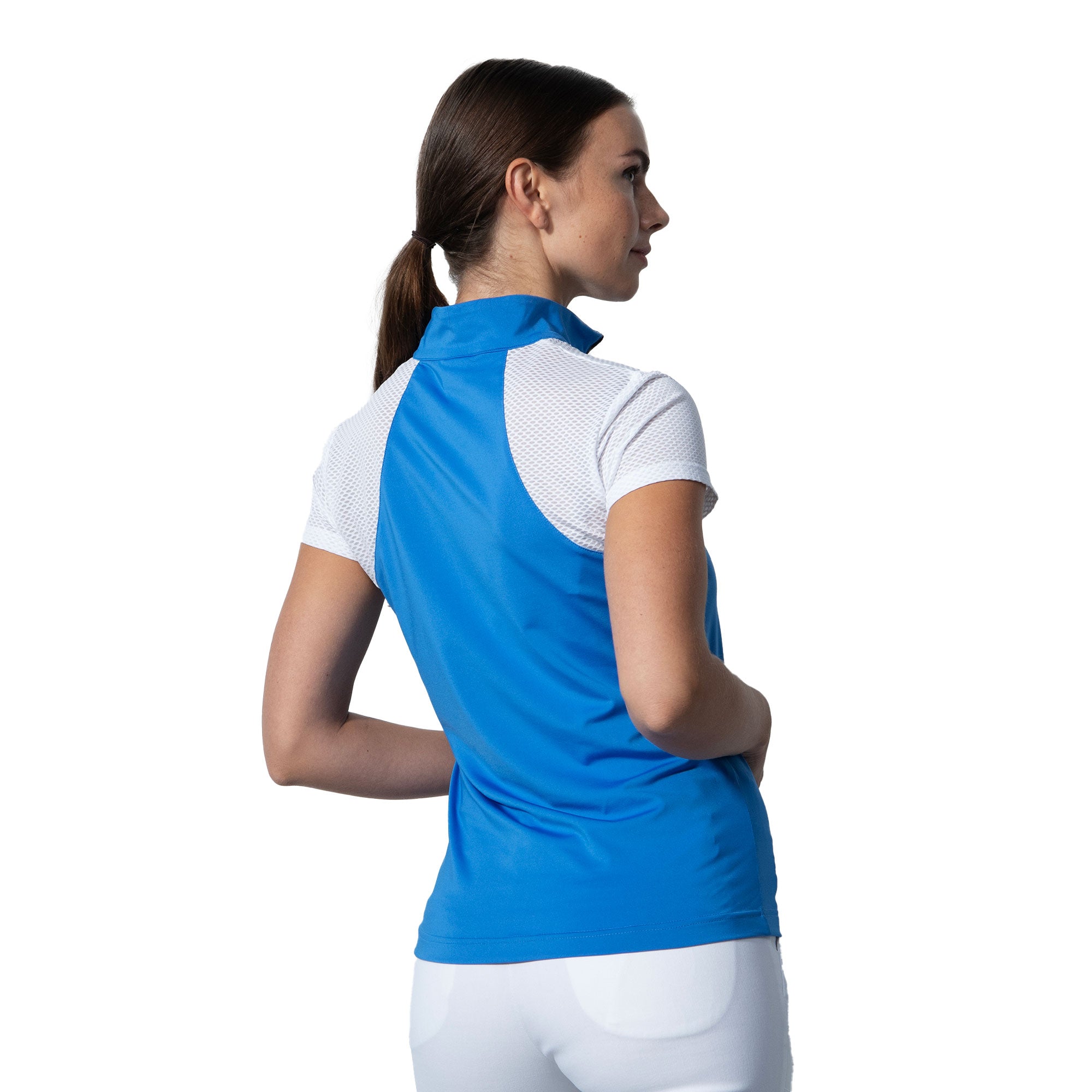 Women's Daily Sports Maja Cap Sleeve Golf Polo Shirt - Breathable Moisture-Wicking Activewear for Golf, Tennis & Outdoor Activities