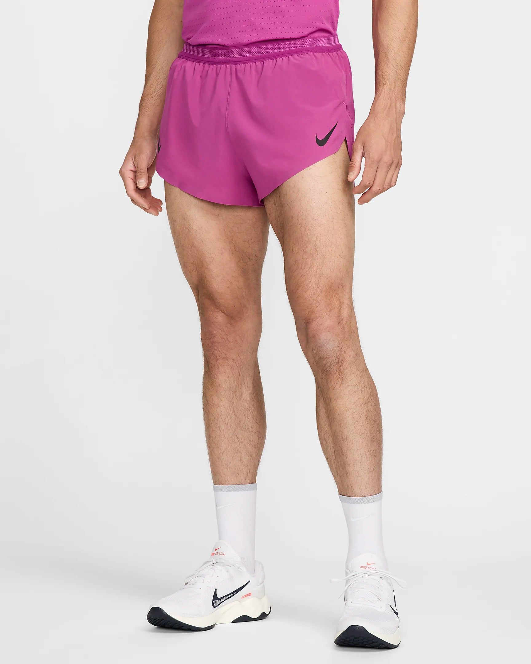 Men's Aeroswift Dri-FIT ADV 2 Lined Running Shorts - Hot Fuchsia/Black - Breathable Quick-Dry Workout Shorts for Jogging, Gym & Training