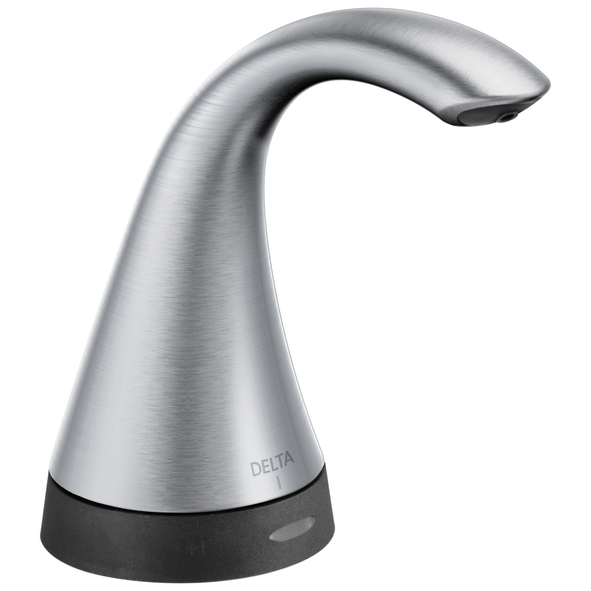Delta Addison Arctic Stainless Steel Soap Dispenser with Touch2Oxt Technology - Electronic Deck Mounted for Modern Kitchen & Bathroom (Model 732806)
