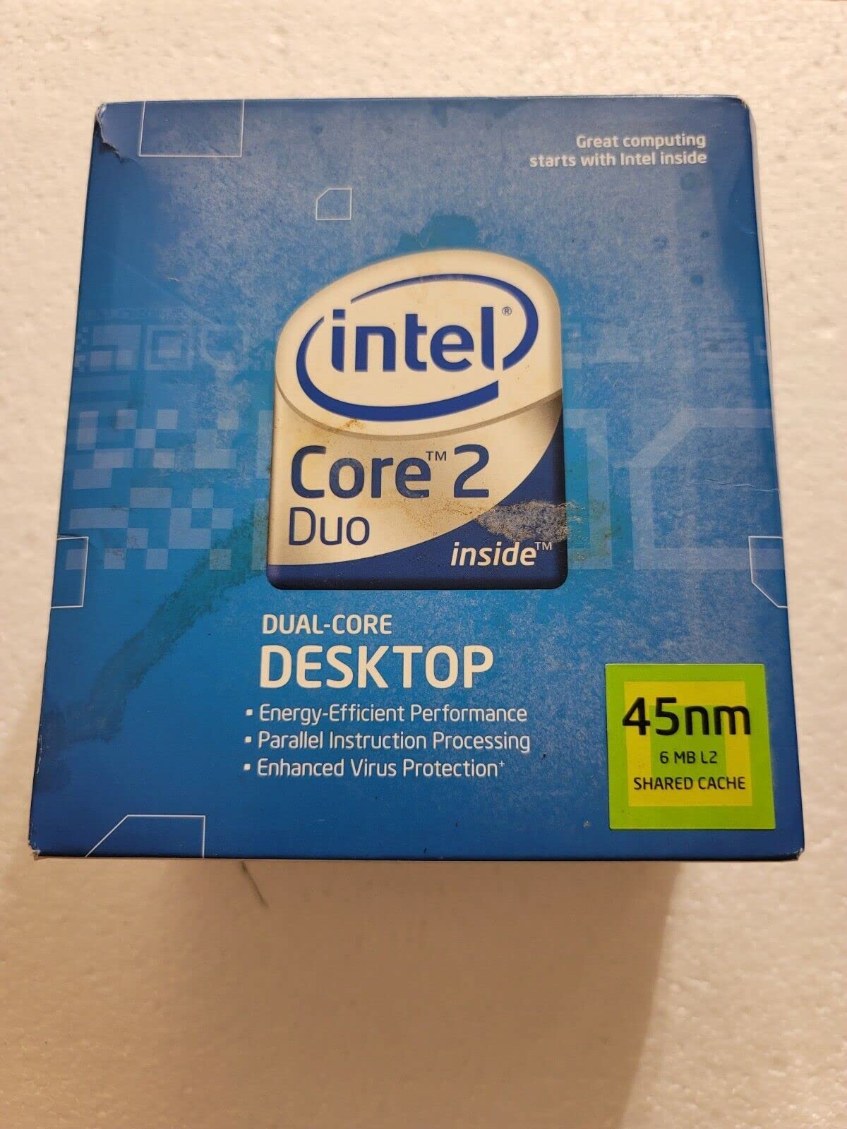 Intel BX80570E8400 Core 2 Duo E8400 3.0GHz Processor - 1333MHz FSB, 6MB Cache - Upgrade Your PC for Gaming, Office Work & Multimedia Tasks