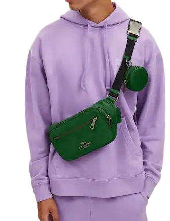 Coach Elias Belt Bag for Women & Men - Stylish Crossbody Fanny Pack - Perfect for Travel, Hiking & Everyday Use