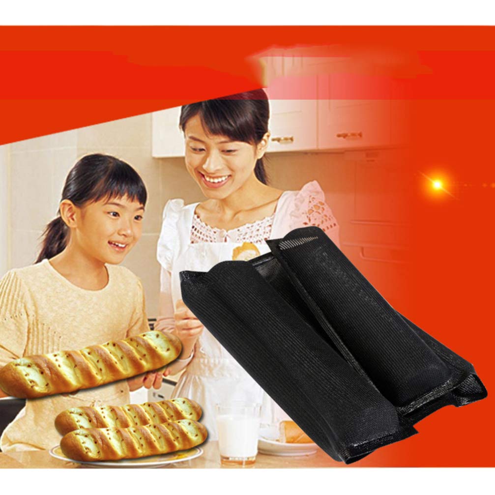 **Nonstick Silicone Bread Loaf Pan - 12 Inch French Bread Baking Tray for Oven & Toaster, 5-Wave Design, Durable & Easy Clean - Perfect for Homemade Bread, Baguettes & Pastries (Ideal for Baking, Meal Prep & Gifting)**