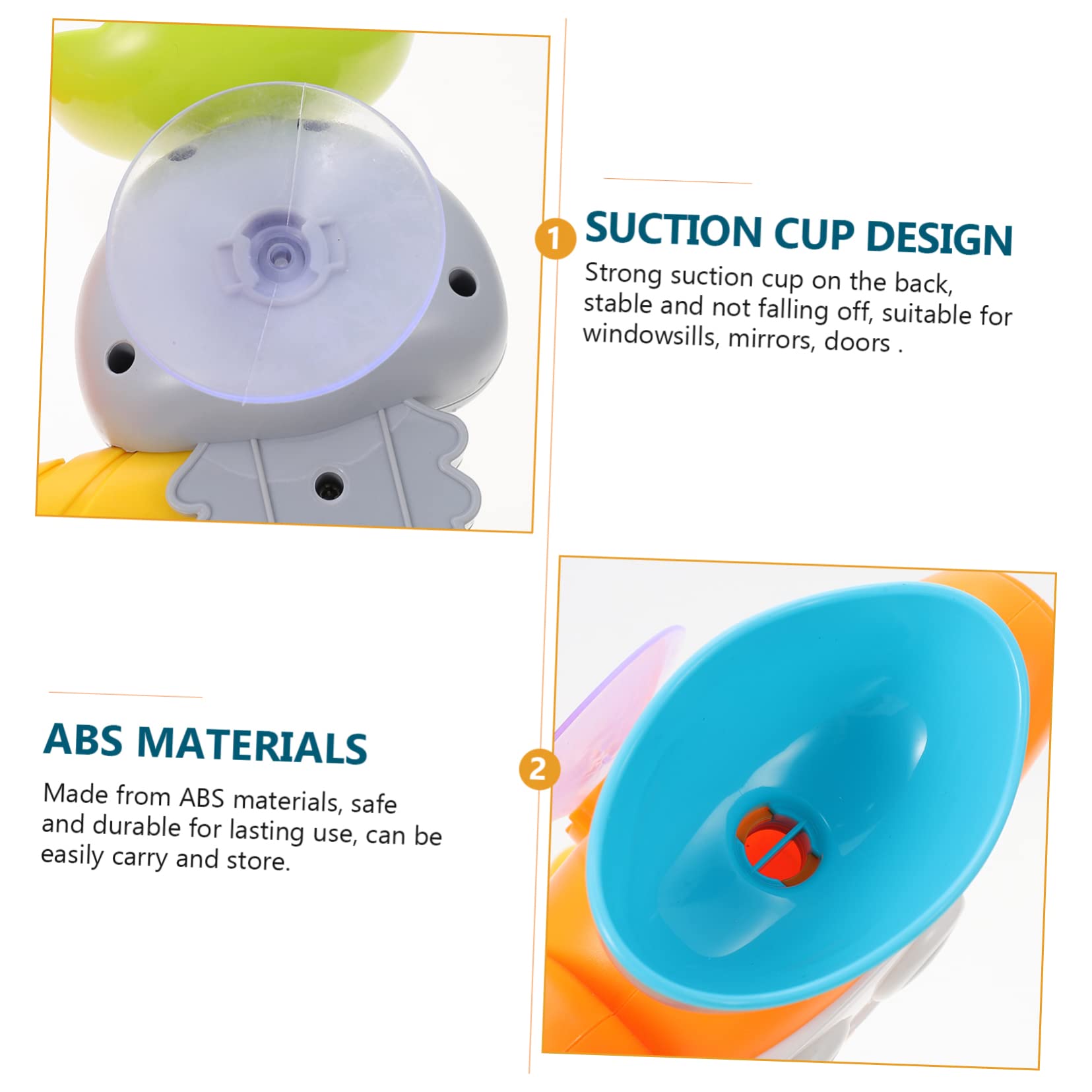 Vaguelly 4-Piece Crab Bath Toys Set for Kids - Fun Water Play Bathtub Toys for Toddlers & Children - Perfect for Bath Time, Pool Parties & Sensory Play
