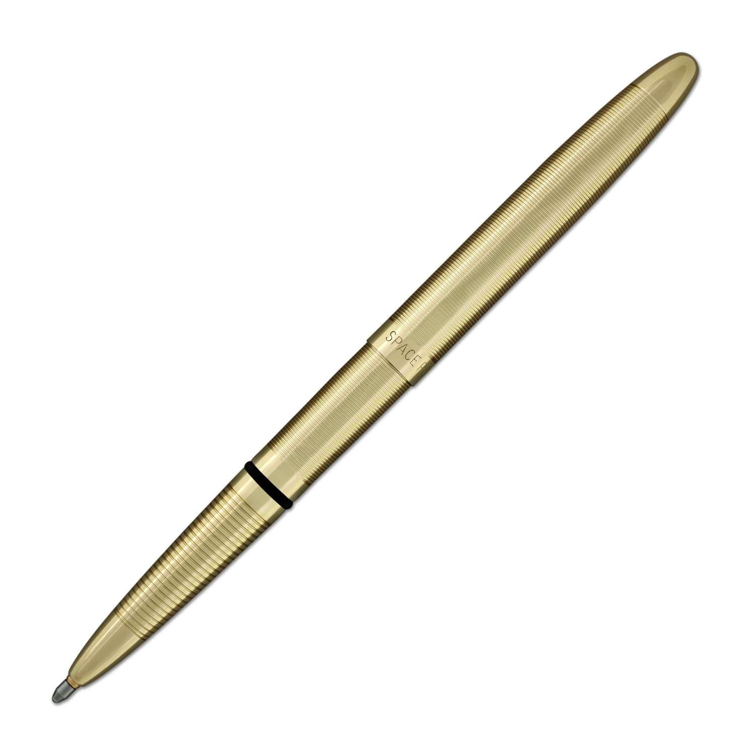 Fisher Space Pen Bullet Ballpoint Pen - Brass Lacquer Finish - Compact & Refillable for Everyday Carry, Travel, and Outdoor Adventures