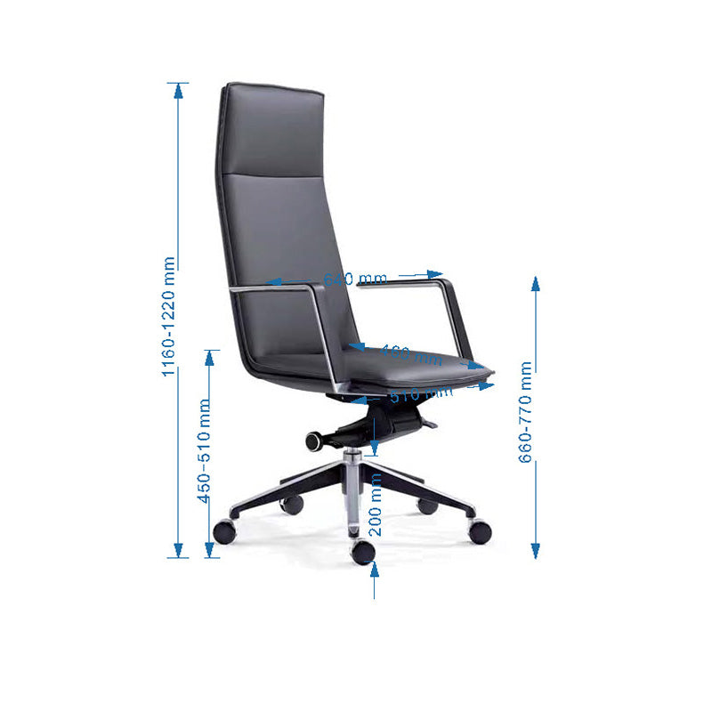 TORIN High Back Office Chair with Lumbar Support - Ergonomic Executive Desk Chair for Home & Office - Black - Perfect for Long Hours of Sitting & Work Comfort