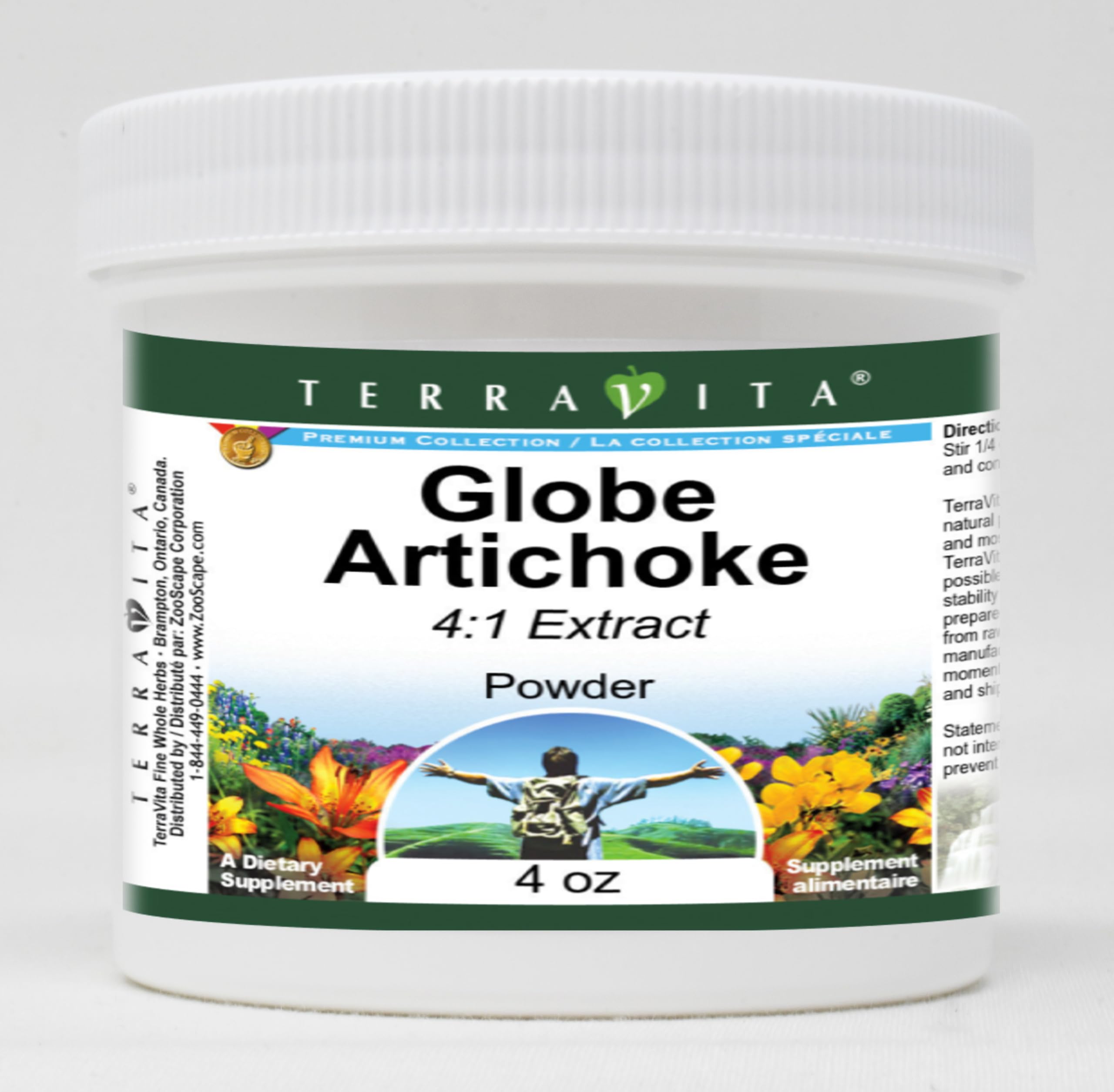 Organic Globe Artichoke 4:1 Extract Powder (4 oz, 2-Pack) | Liver Support & Digestive Health Supplement | Perfect for Detox Tea & Smoothie Boosts