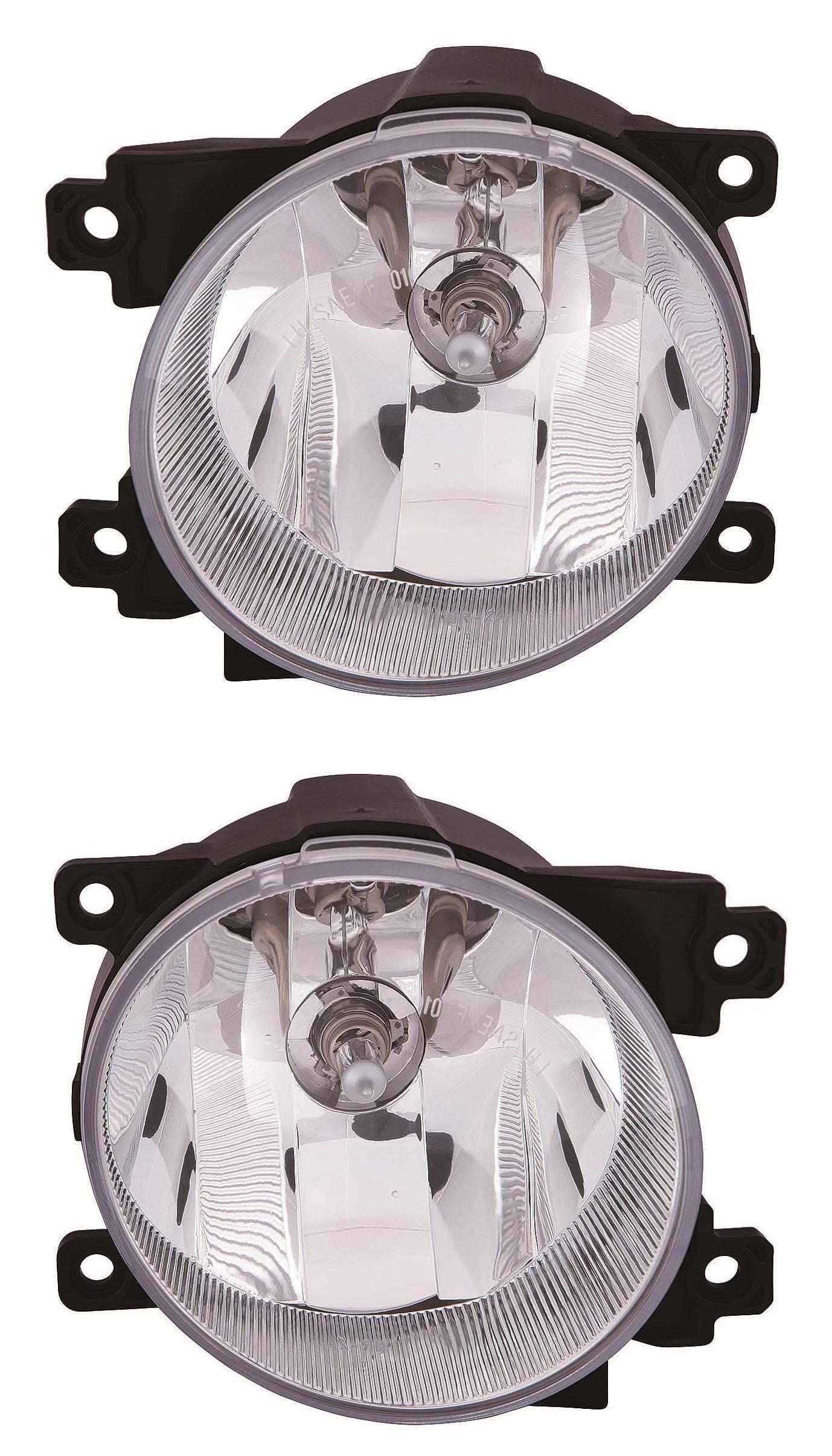 Toyota RAV4 Fog Lights Replacement Set - Compatible with 2013 2014 2015 Models - Driver & Passenger Side - Enhance Visibility in Rain & Fog for Safe Night Driving