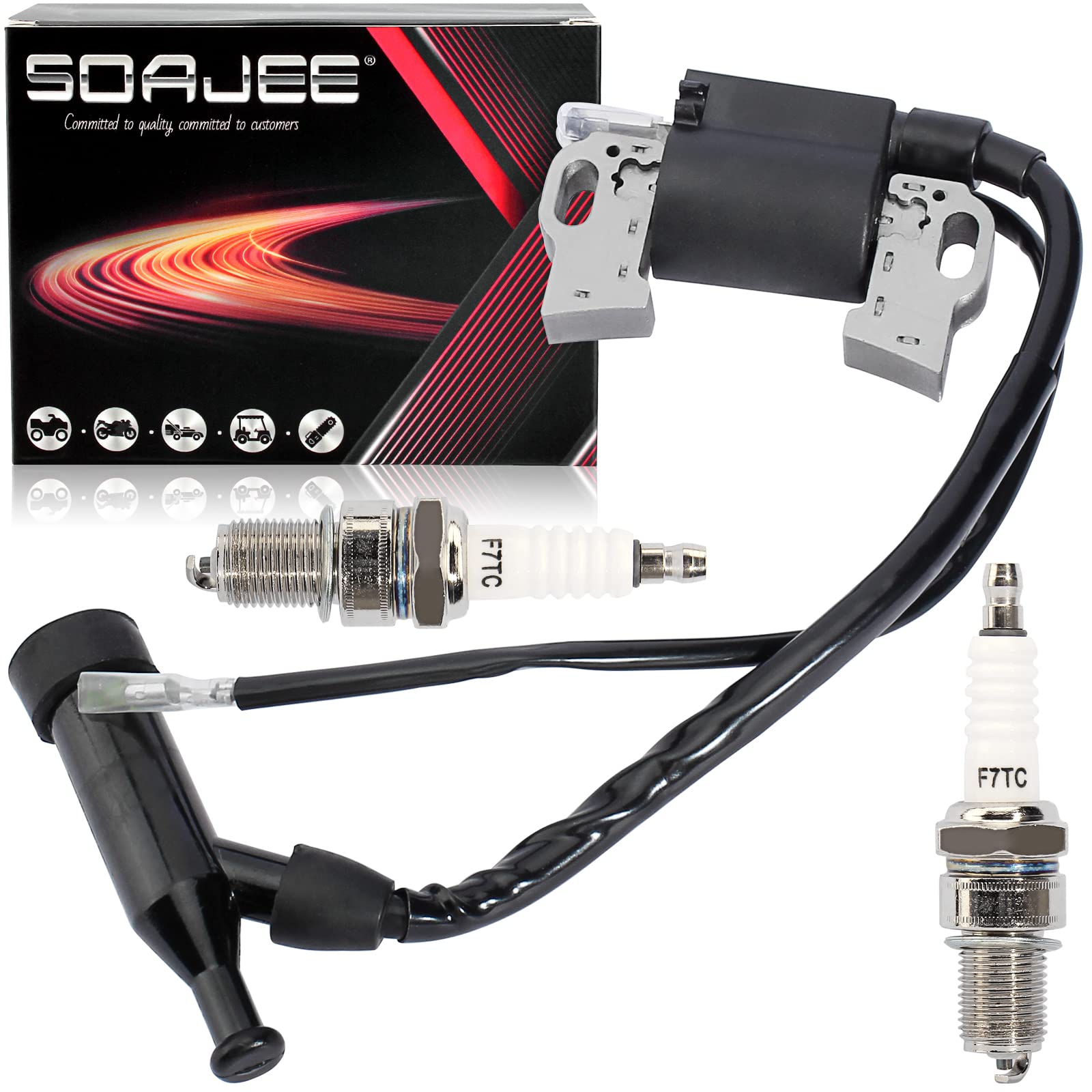 High-Performance Ignition Coil Replacement for 0G84420150 Generator - Compatible with Centurion 5000, GP5500, GP6500, GP7500 & More (Models 0055770, 0055771, 005939-5941, 006001) - Perfect for Power Outages, Camping & Emergency Backup Power