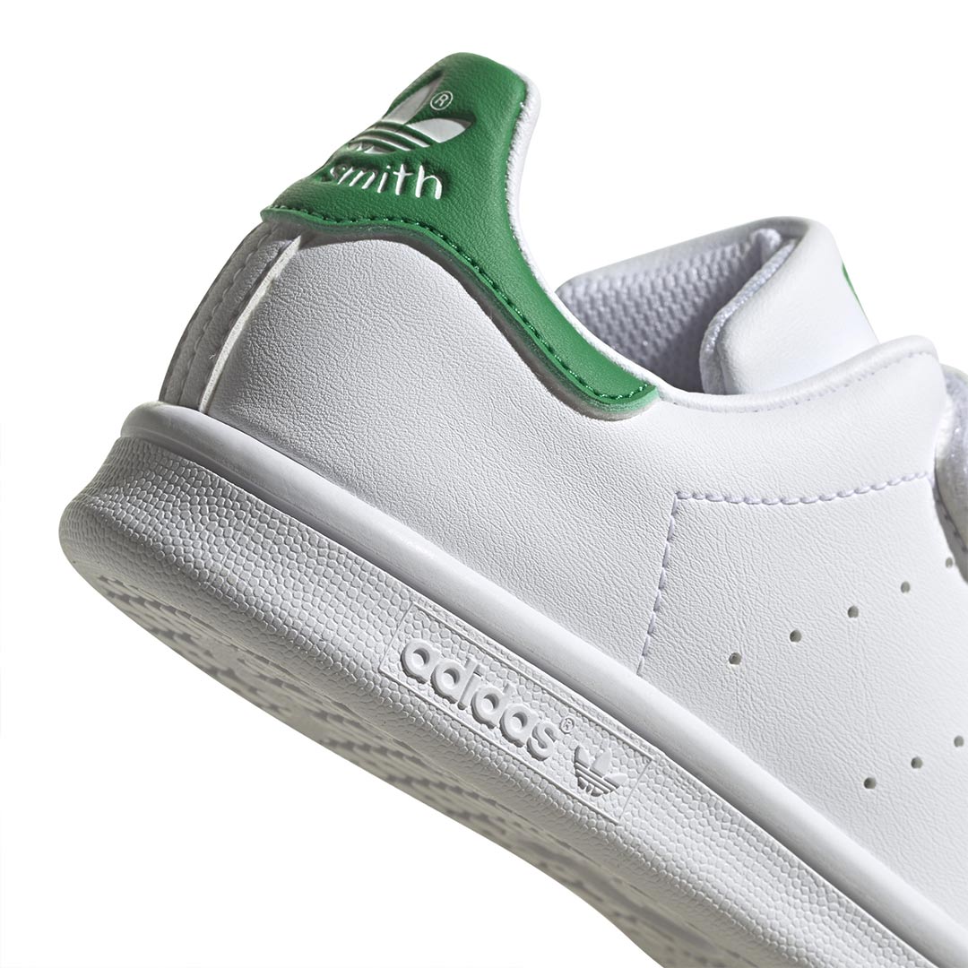 adidas Kids' (Preschool) Stan Smith Sneakers - FX7534 | Comfortable & Stylish White Tennis Shoes for Toddlers & Preschoolers - Perfect for School, Play & Everyday Wear